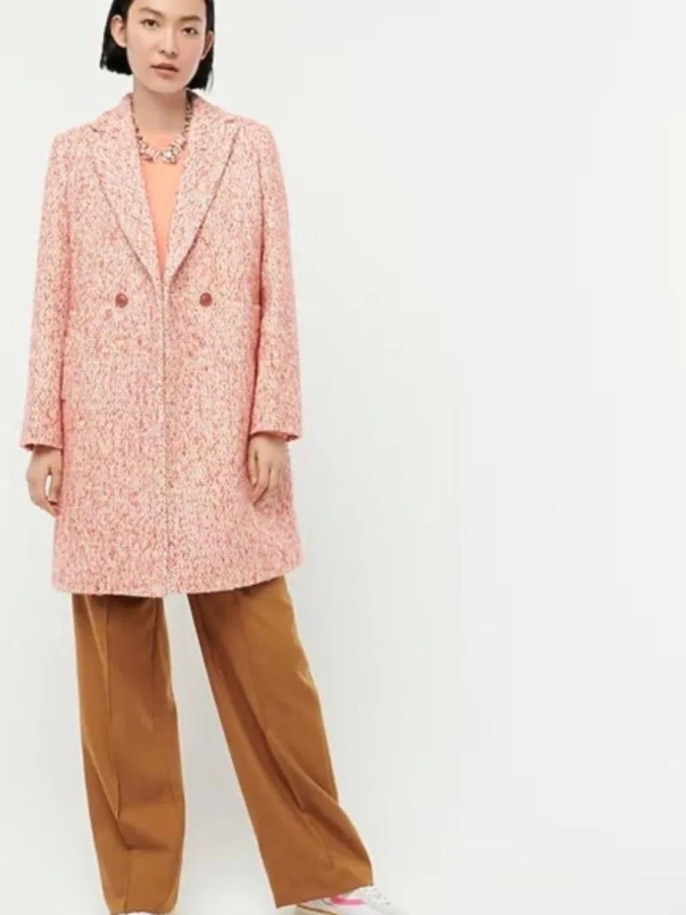 J. Crew Daphne Topcoat in Italian‎ Tweed